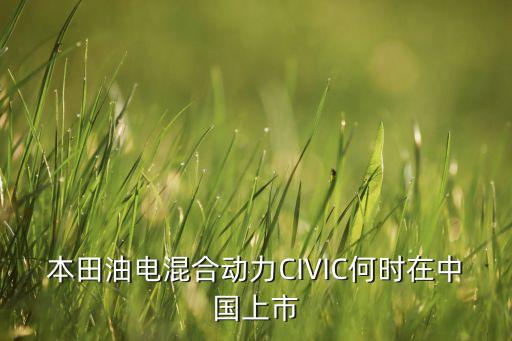 本田新能源新車上市，本田Insight混動車上市 售價低于普銳斯嗎