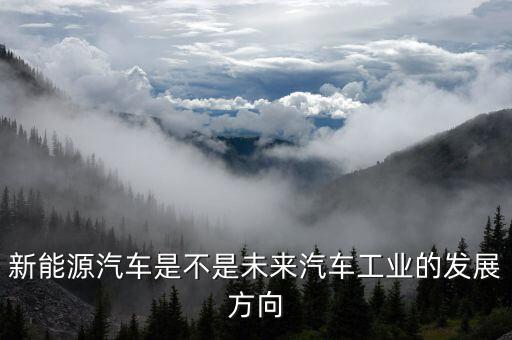 新能源汽車是不是未來汽車工業(yè)的發(fā)展方向