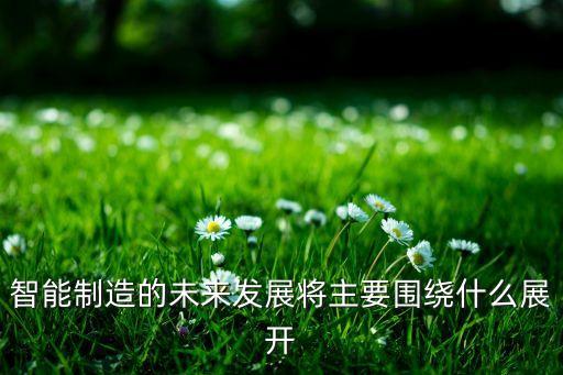 智能制造的未來發(fā)展將主要圍繞什么展開