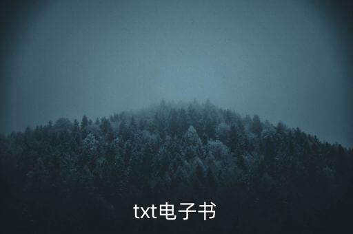 txt電子書