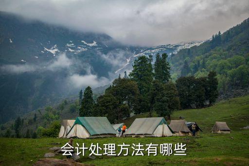 會計處理方法有哪些