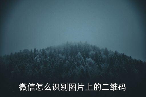 微信怎么識別圖片上的二維碼
