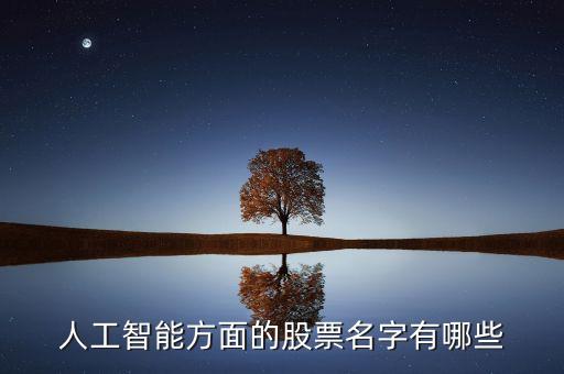 人工智能方面的股票名字有哪些