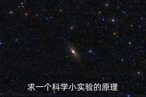 求一個(gè)科學(xué)小實(shí)驗(yàn)的原理