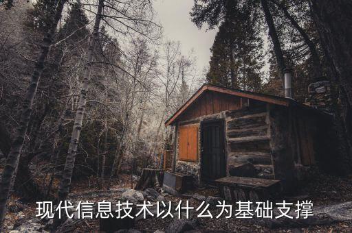 現(xiàn)代信息技術(shù)以什么為基礎(chǔ)支撐