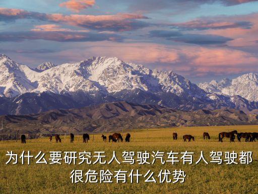 為什么要研究無人駕駛汽車有人駕駛都很危險有什么優(yōu)勢