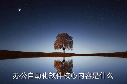 辦公自動(dòng)化軟件核心內(nèi)容是什么