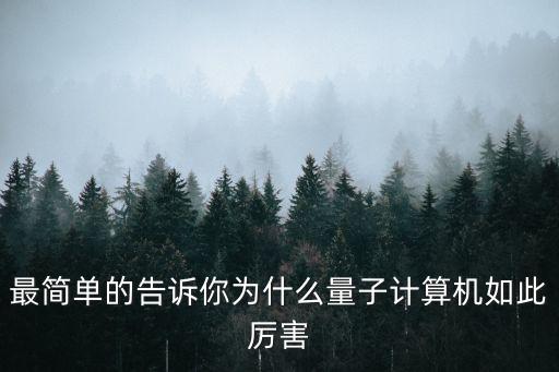 量子計(jì)算機(jī)的超強(qiáng)計(jì)算能力，為什么量子計(jì)算機(jī)10秒能夠匹敵超級(jí)計(jì)算機(jī)幾百年