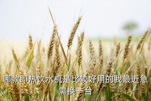 即熱式飲水機(jī)哪種技術(shù)好，想買即熱式熱水器加熱技術(shù)好的推薦下