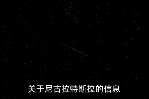 關(guān)于尼古拉特斯拉的信息