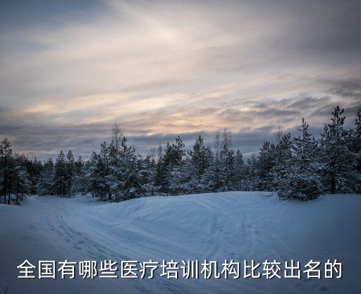 全國有哪些醫(yī)療培訓(xùn)機構(gòu)比較出名的