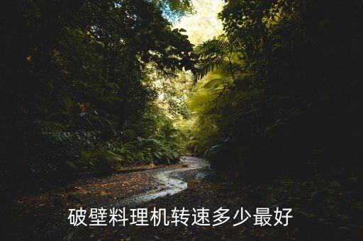 炒料機(jī)轉(zhuǎn)速多少最好，破壁料理機(jī)轉(zhuǎn)速多少最好