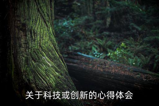 關(guān)于科技或創(chuàng)新的心得體會(huì)