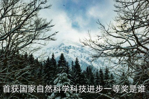 2020年十大科技進(jìn)步獎(jiǎng)獲得者，首獲國家自然科學(xué)科技進(jìn)步一等獎(jiǎng)是誰