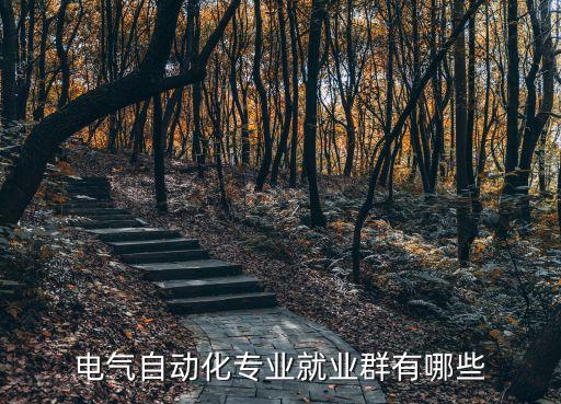 電氣自動(dòng)化專業(yè)就業(yè)群有哪些
