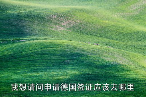 我想請(qǐng)問(wèn)申請(qǐng)德國(guó)簽證應(yīng)該去哪里