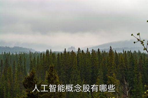 人工智能概念股有哪些