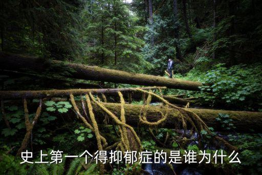 攻克抑郁癥的第一人，史上第一個得抑郁癥的是誰為什么