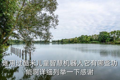 誰(shuí)用過(guò)酷米兒童智慧機(jī)器人它有哪些功能啊詳細(xì)列舉一下感謝