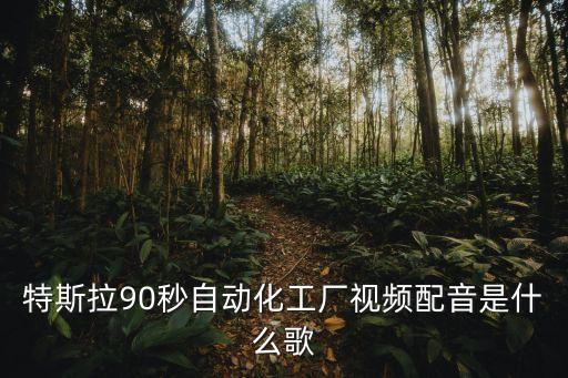 特斯拉90秒自動化工廠視頻配音是什么歌