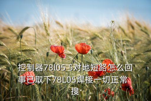 量控閥控制對(duì)地短路，控制器78l05 5對(duì)地短路怎么回事已取下78L05焊接一切正常  搜