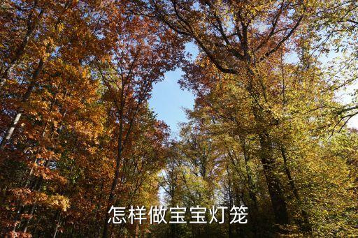 怎樣做寶寶燈籠