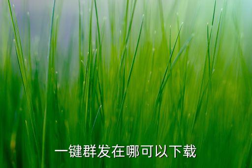 微信自動群發(fā)軟件在哪兒買，一鍵群發(fā)在哪可以下載