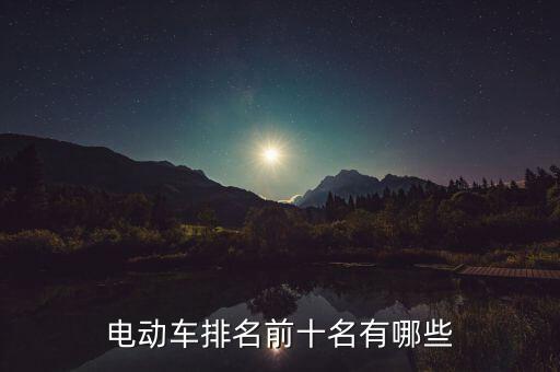 電動車排名前十名有哪些