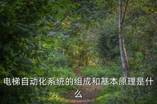 電梯自動(dòng)化系統(tǒng)的組成和基本原理是什么