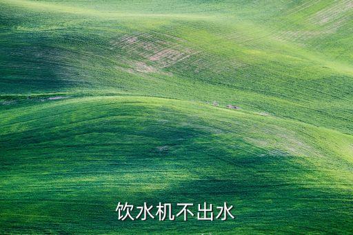 飲水機(jī)不出水