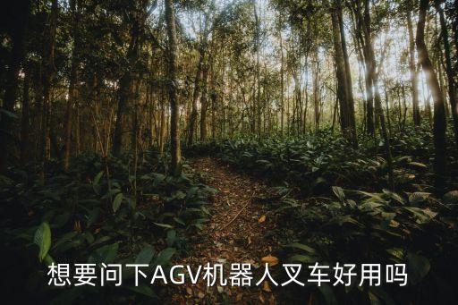 想要問下AGV機(jī)器人叉車好用嗎