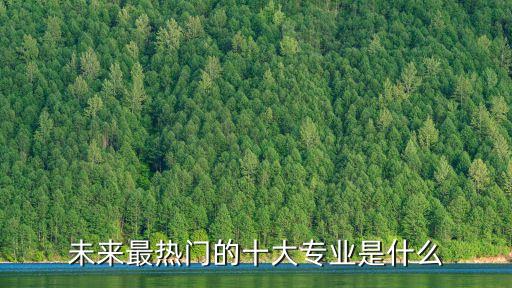 未來最吃香的十大行業(yè) 專業(yè)，未來十大熱門專業(yè)