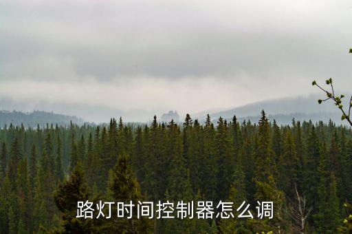 路燈控制器怎么調(diào)時(shí)間視頻，路燈時(shí)間控制器怎么調(diào)