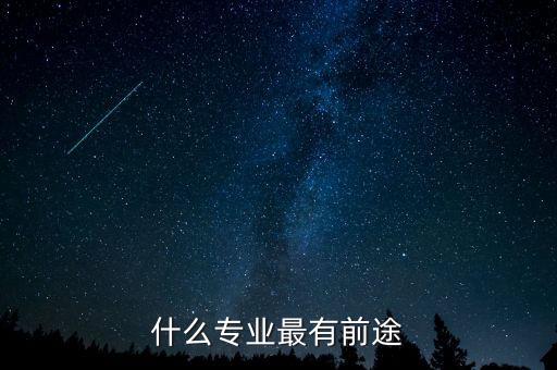 最有前景的專業(yè)有哪些，什么專業(yè)最有前途
