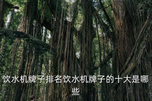 飲水機(jī)牌子排名飲水機(jī)牌子的十大是哪些