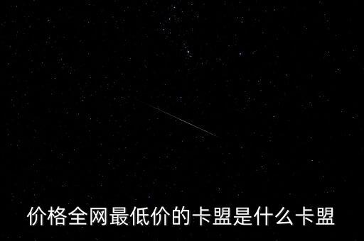 價格全網(wǎng)最低價的卡盟是什么卡盟