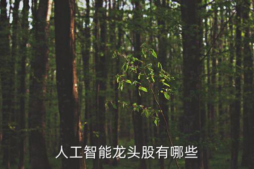 人工智能龍頭股有哪些