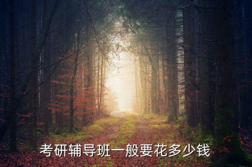 考研班一般多少錢，考研需要多少錢