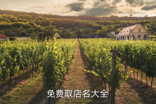 店面取名字大全免費(fèi)，店起名字大全