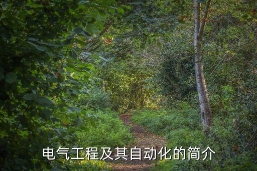 電氣工程及其自動化的簡介