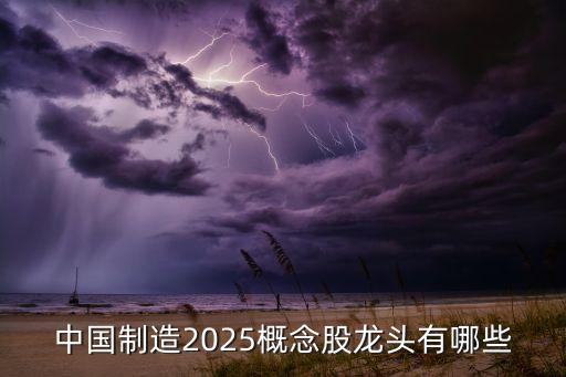 中國制造2025概念股龍頭有哪些