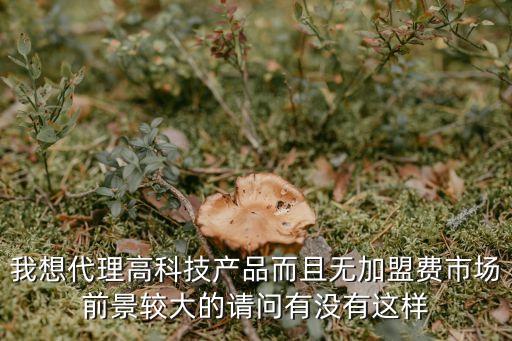 我想代理高科技產(chǎn)品而且無加盟費市場前景較大的請問有沒有這樣