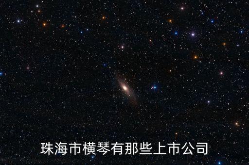 珠海市橫琴有那些上市公司