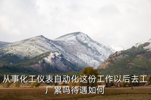 從事化工儀表自動化這份工作以后去工廠累嗎待遇如何