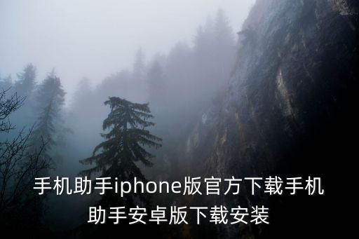手機(jī)助手iphone版官方下載手機(jī)助手安卓版下載安裝
