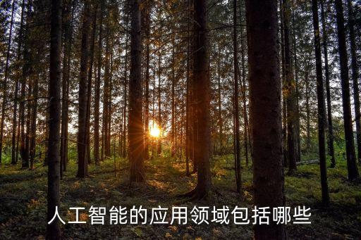 人工智能的應(yīng)用領(lǐng)域包括哪些