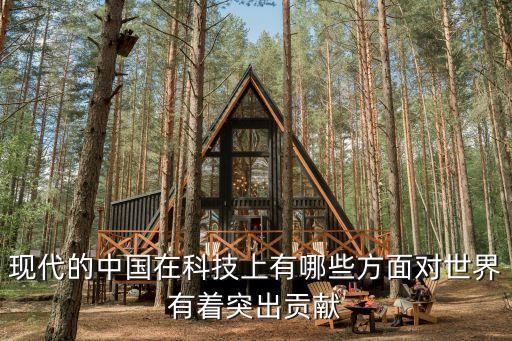 現(xiàn)代的中國在科技上有哪些方面對世界有著突出貢獻