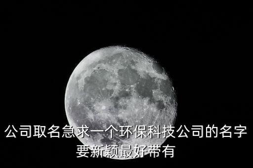 有創(chuàng)意的科技公司名字帶寓意，求一個(gè)好聽(tīng)寓意好的公司名字XX環(huán)?？萍加邢薰? /></a><a href=