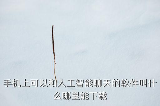 可以聊天的AI，有什么可以聊天的機(jī)器人
