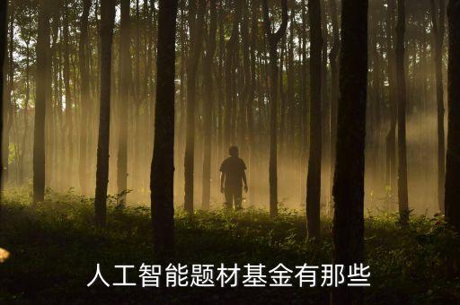 人工智能題材基金有那些